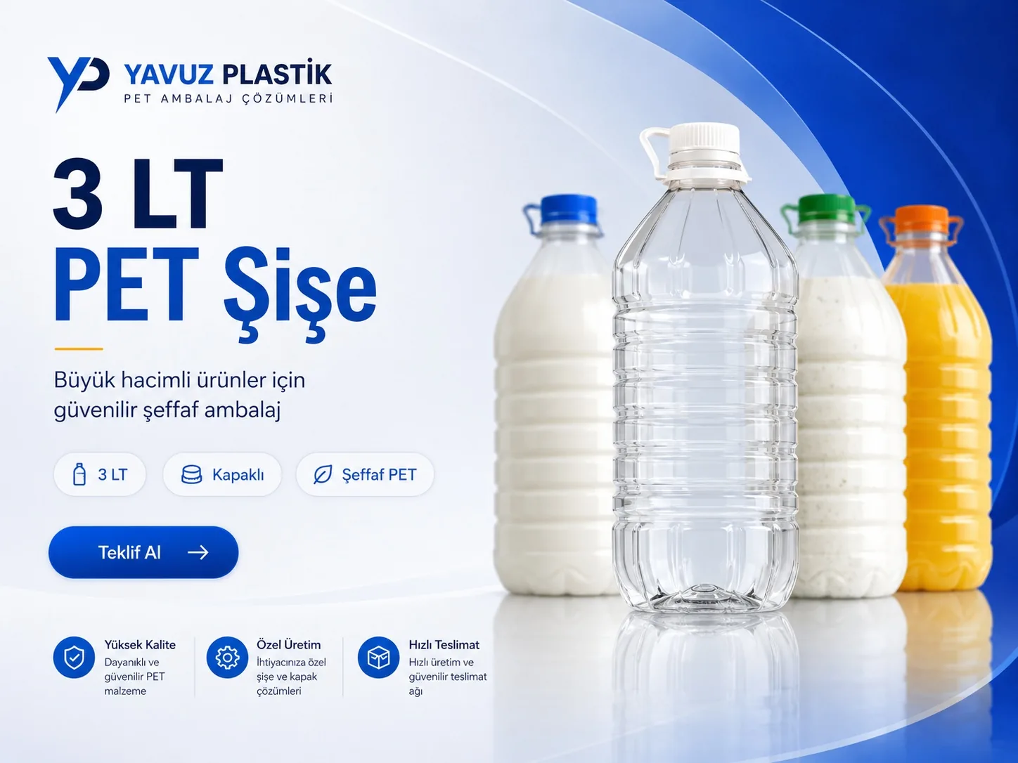 Yavuz Plastik PET ambalaj çözümleri